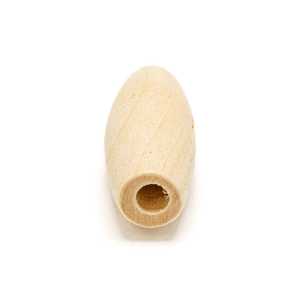 Beads Wooden Oval 45 x 15mm Pack of 10