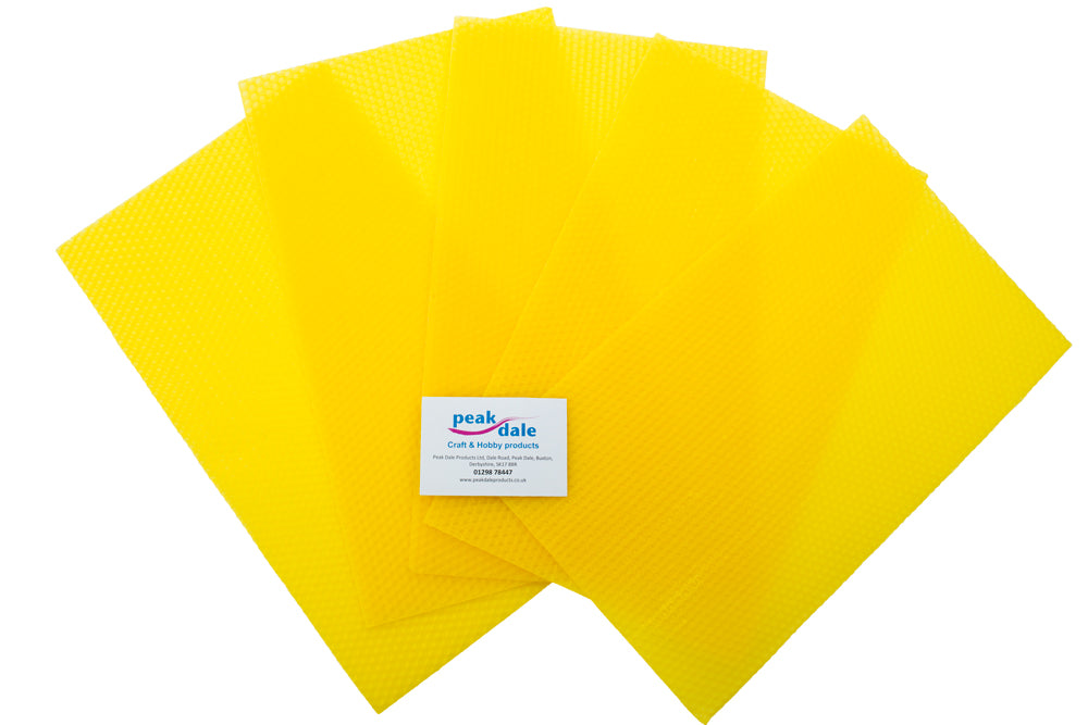 Beeswax Sheet Pack of 5