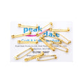 Brooch Pin No 3 Gilt Plated 25mm Pack of 12