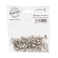 Brooch Pin No 7 White Tin Plated 20mm Pack of 144