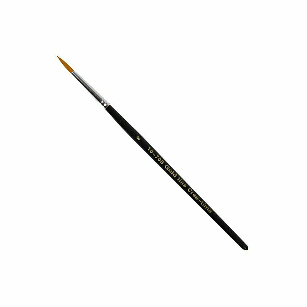Paint Brush Gold Line size 8