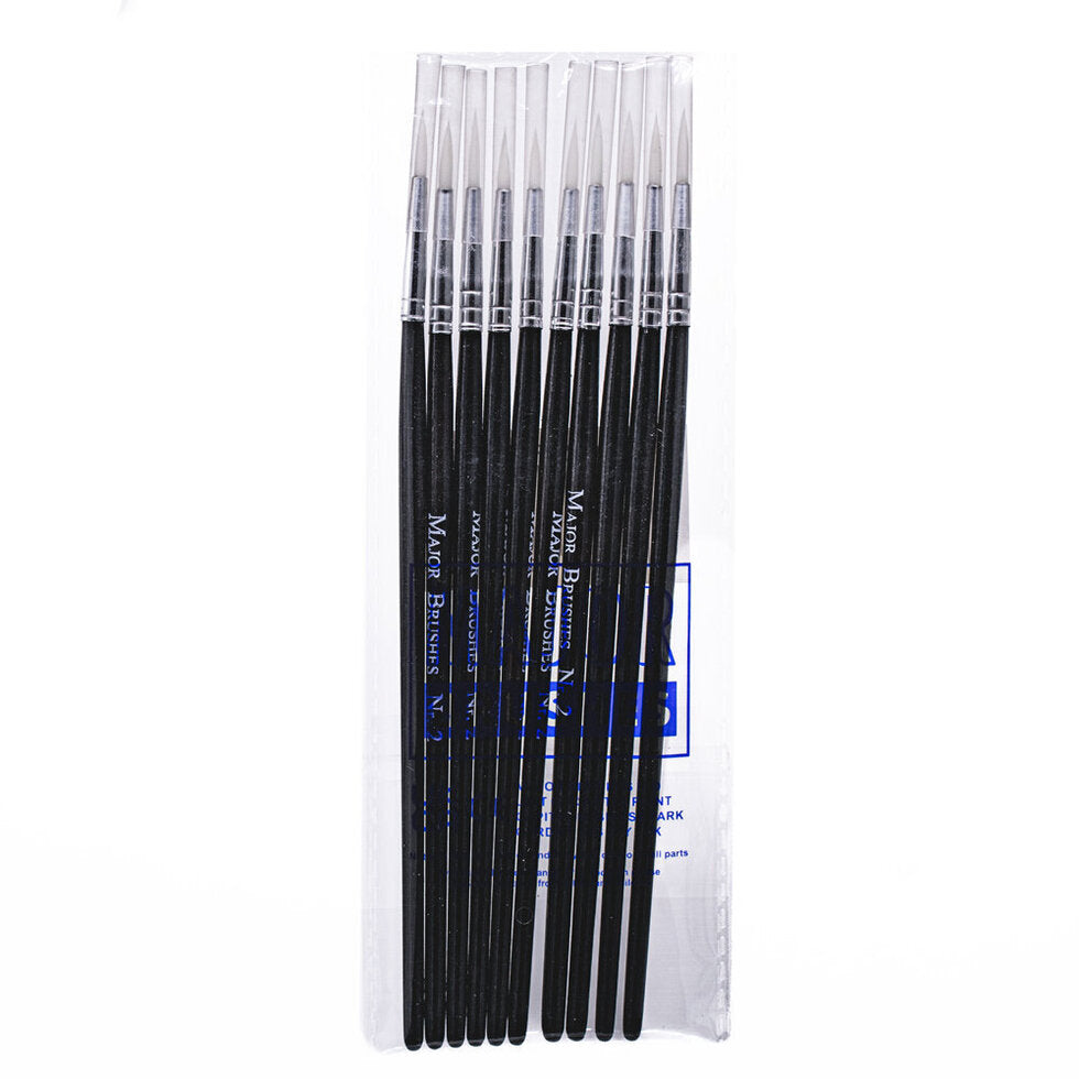 Brush Sable Substitute Size 2 Pack 10