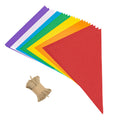 Bunting Rainbow Pack of 28 + String