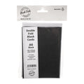 Cards A6 - BLANK Three Fold Black Pack of 10