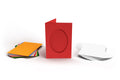 Cards Mini Assorted with Oval Aperture 3 Fold Pack 10 - M-5