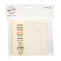 Cards Small Square Cream with Round Aperture Pack of 10 - SS-2