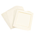 Cards Small SQ Cream - SQ Aperture PACK 50 SS-4
