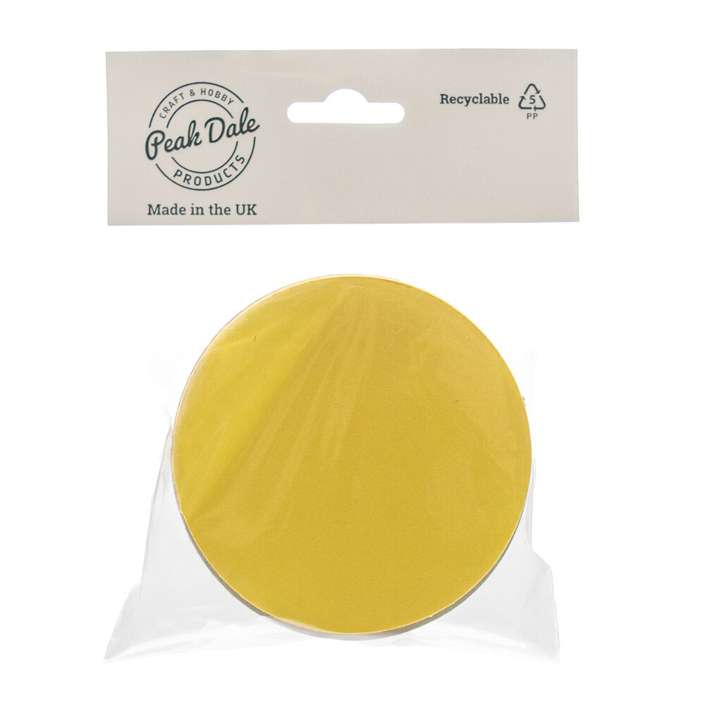 Card Circles 90mm dia Assorted Colours Pack 75