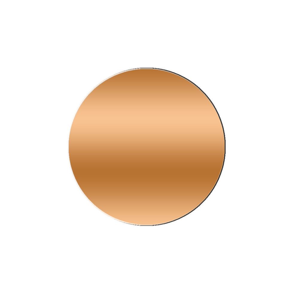 CB111 Round 56 mm Copper Blank 5 Pack
