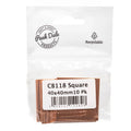 CB118 Square 40x40mm Copper Blank 10 Pack