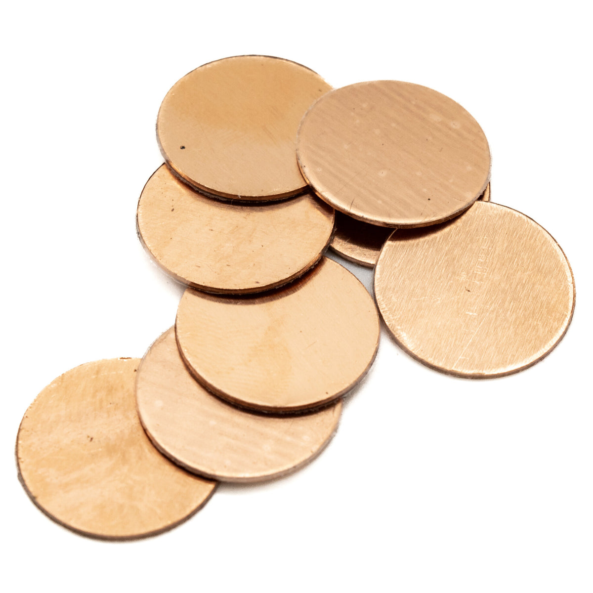 CB120 Round 22 mm Copper Blank 10 Pack