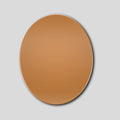 CB16 Oval 25 x 19 mm Copper Blank 10 Pack