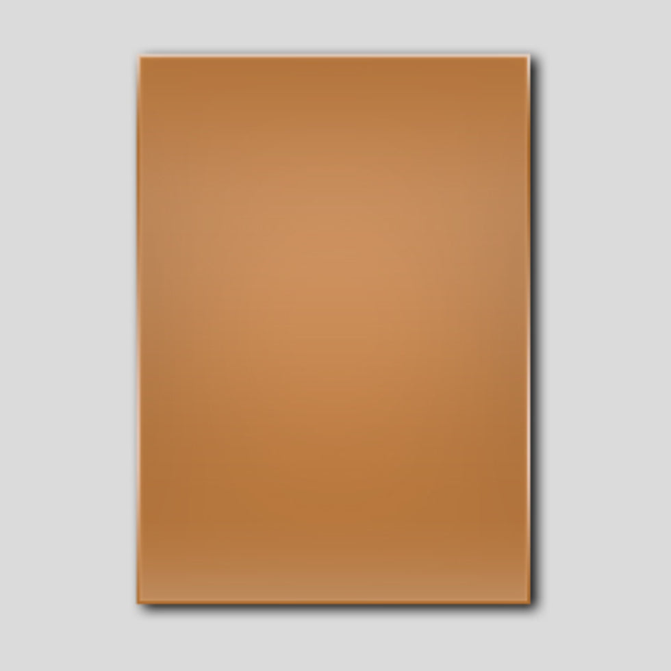 CB46 Oblong 50 x 34 mm Copper Blank 5 Pack
