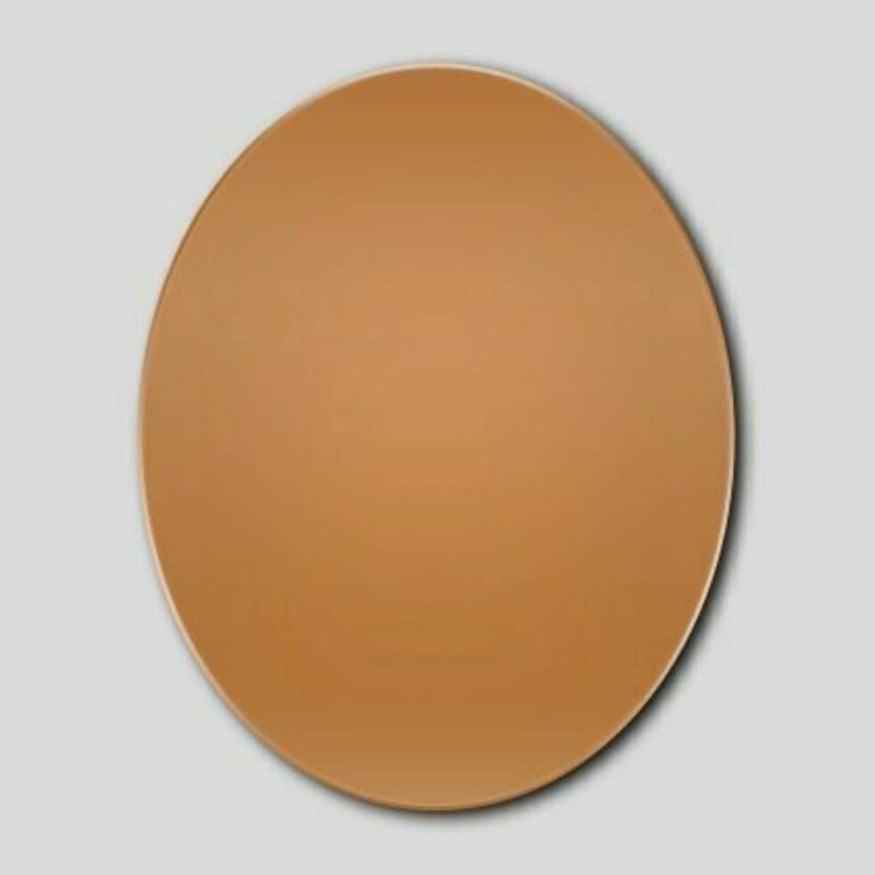 CB57 Oval 43 x 31 mm Copper Blank 10 Pack