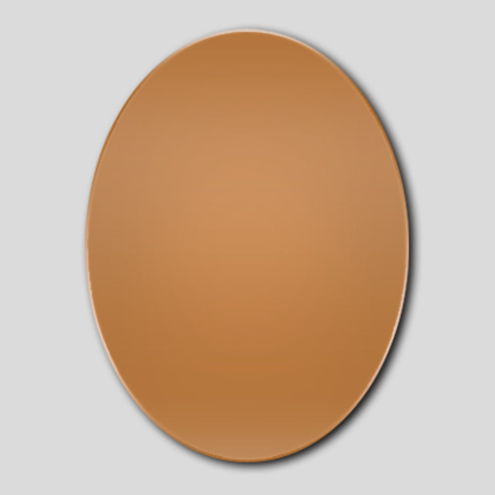 CB58 Oval 56 x 37 mm Copper Blank 5 Pack