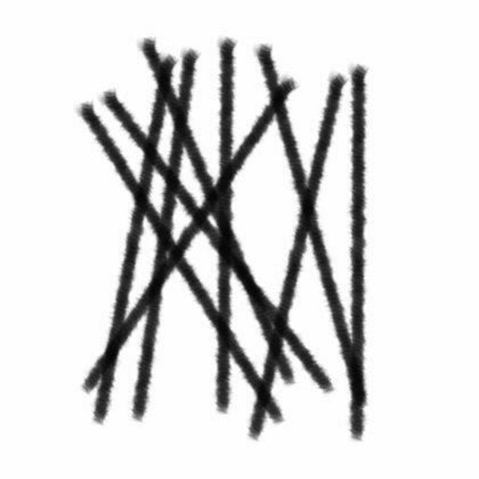 Chenille 12mm Black Pack of 10