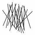 Chenille 6mm Black Pack of 20