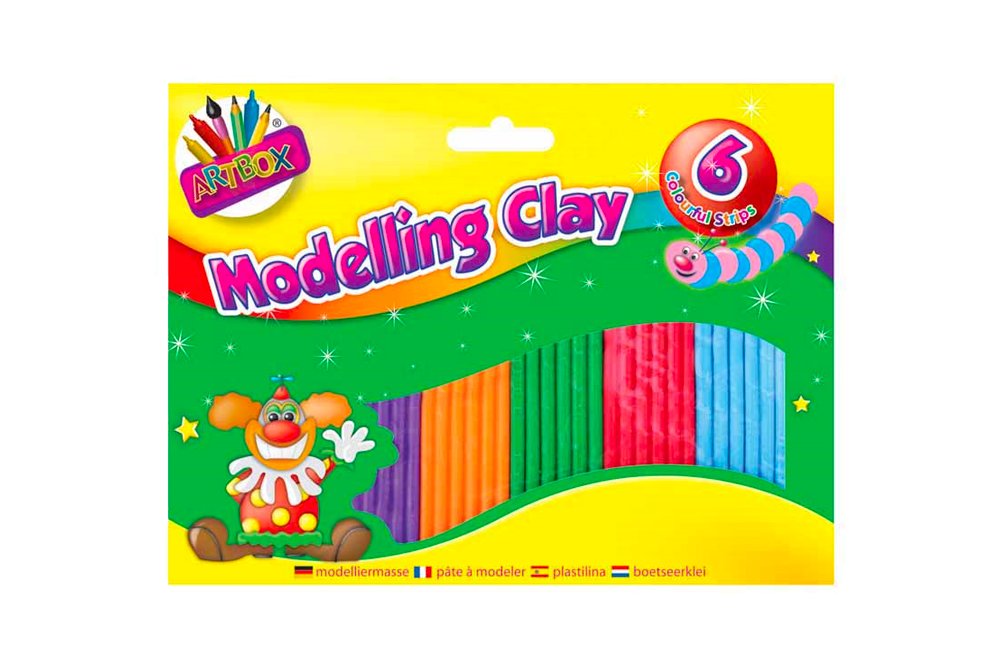 Modelling Clay Assorted Small 6 Strips