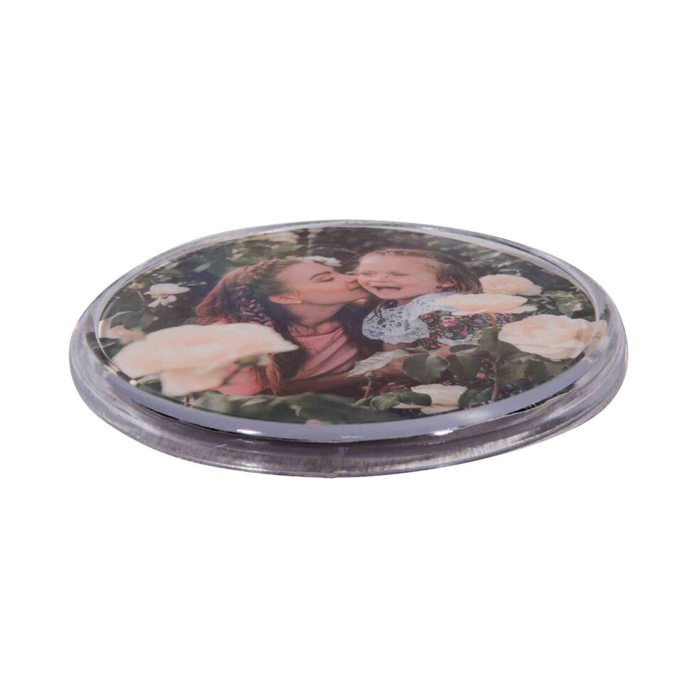 Clear View Coaster Round Insert 80mm Pack 50