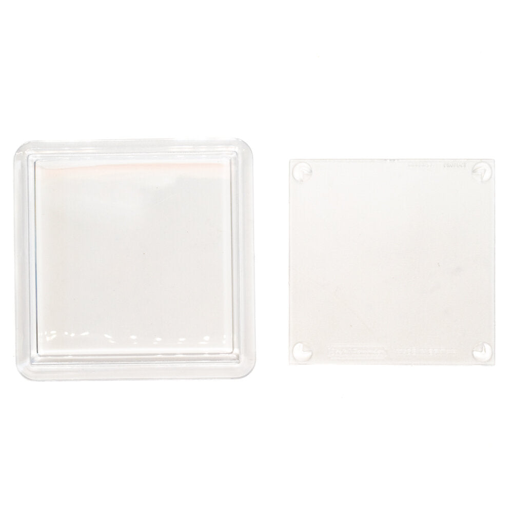 Clear View Coaster 80mm Square Pack of 50
