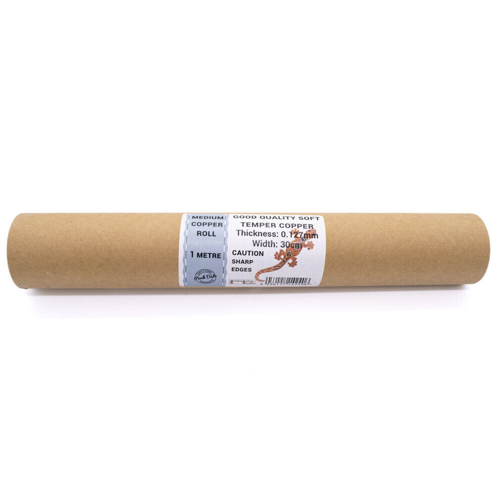 Copper Medium Roll 0.12mm 30cm x 1 mt