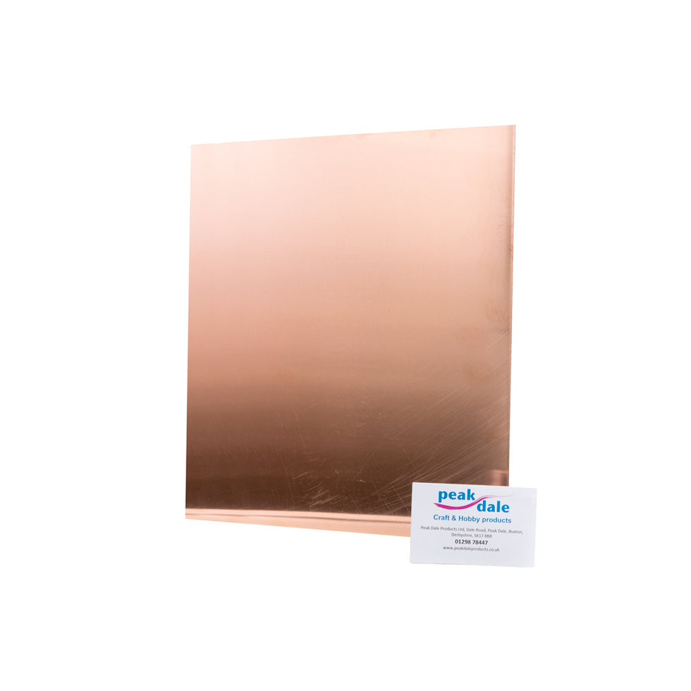 Copper Sheet Thick 0.9mm 30 x 30cm