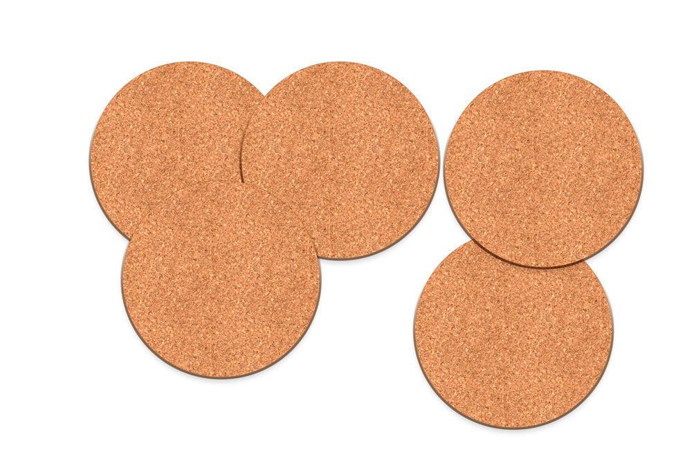 Cork Mat 175mm (7 inch) Pack 5