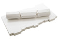 Cracker Board OCTAGON White Pack of 50