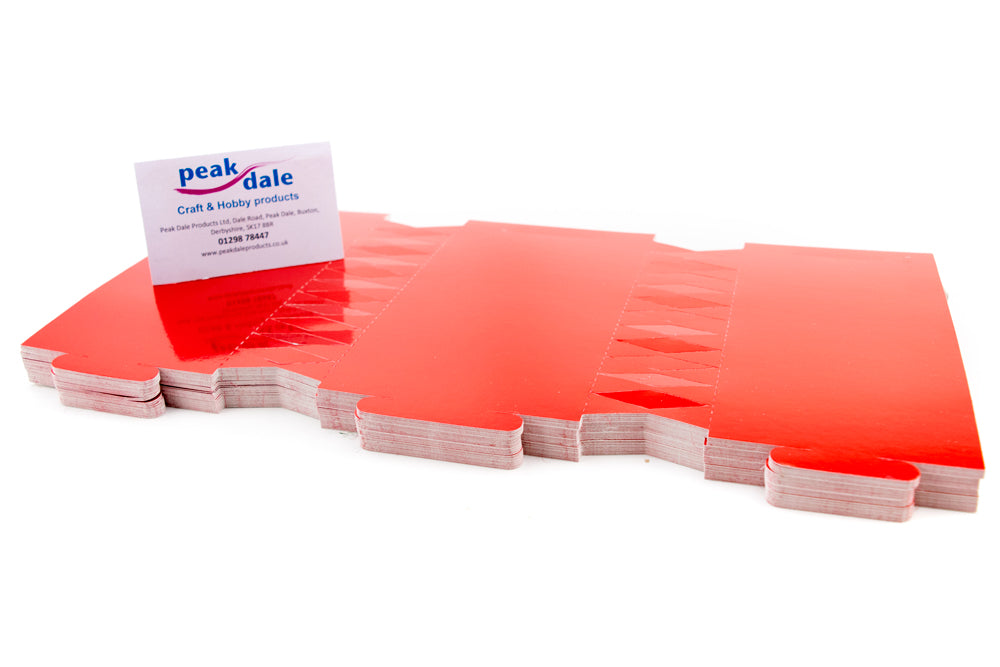 Cracker Board Metallic RED Pack of 50