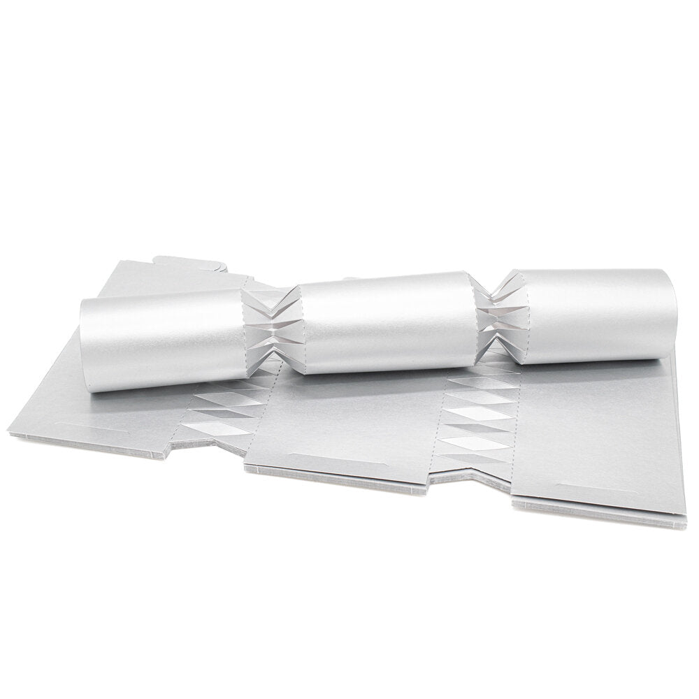 Cracker Board Satin SILVER Pack of 12