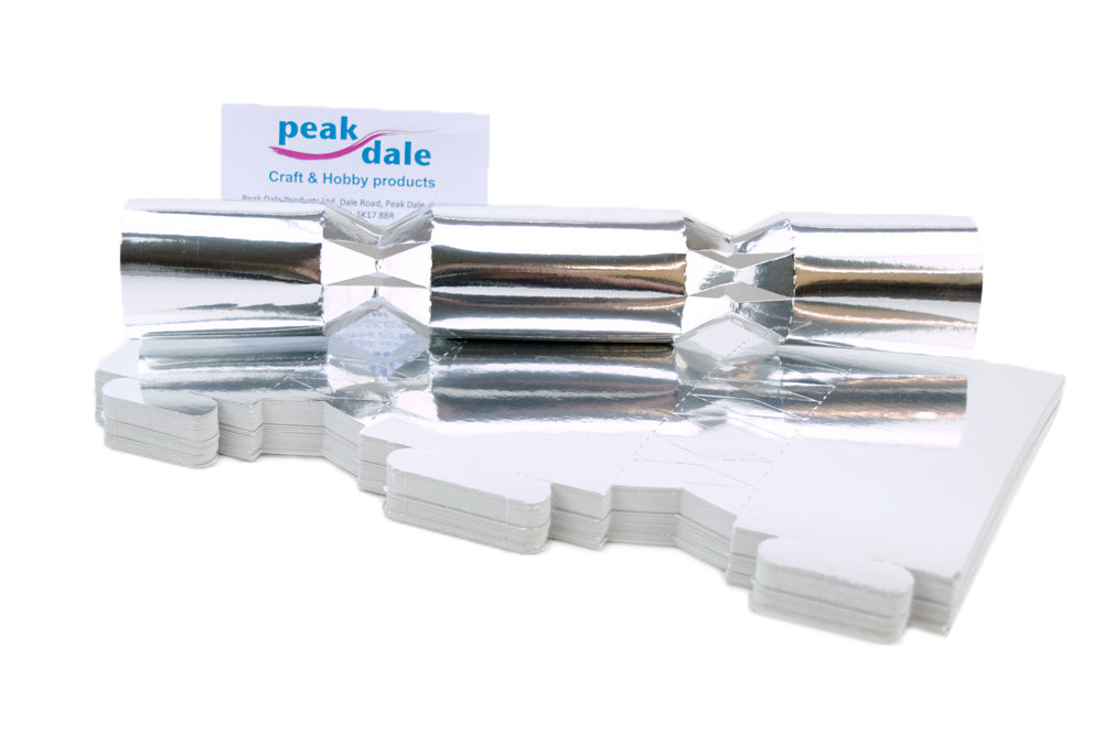 Cracker Board Metallic SILVER Pack of 50