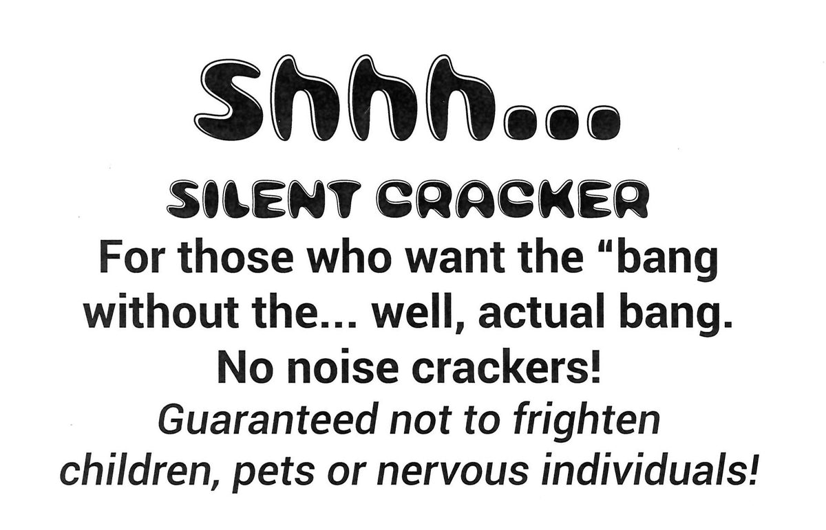 Cracker Silent Bang Paper Pack 100