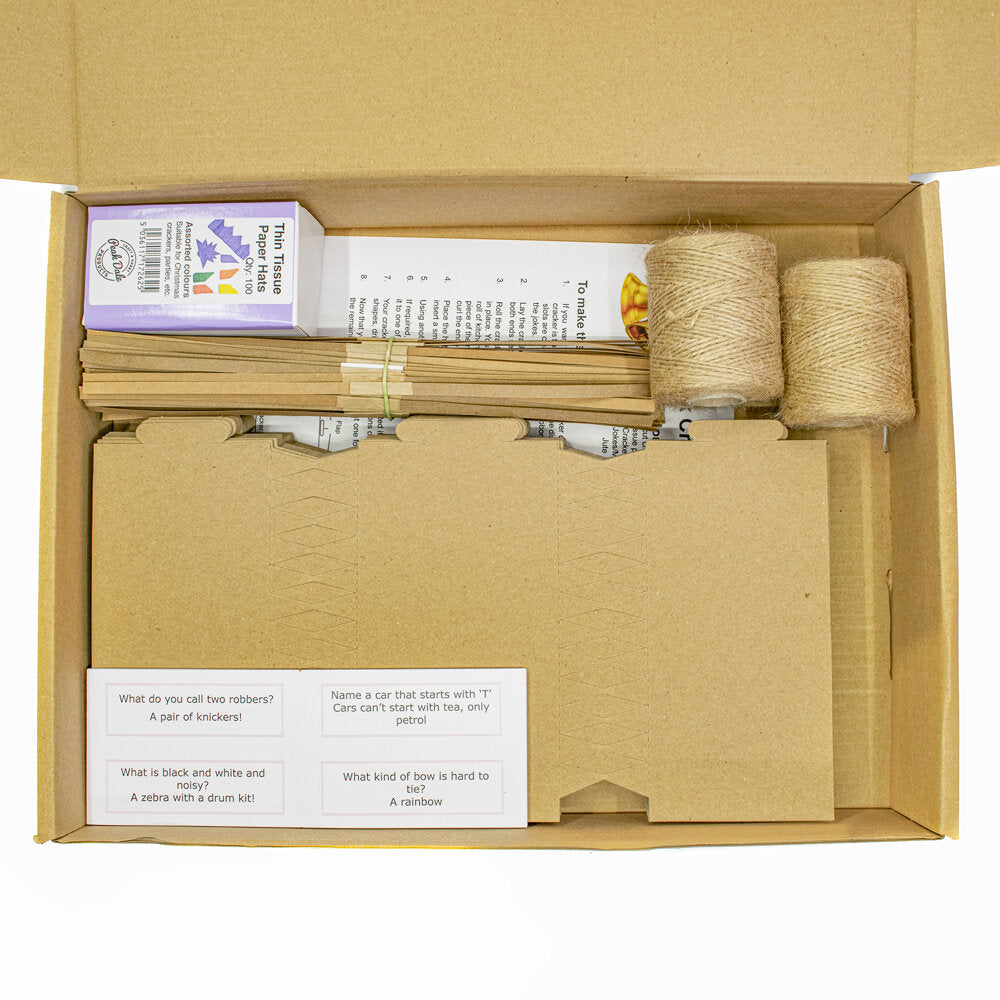 Cracker Kit KRAFT Card makes 100