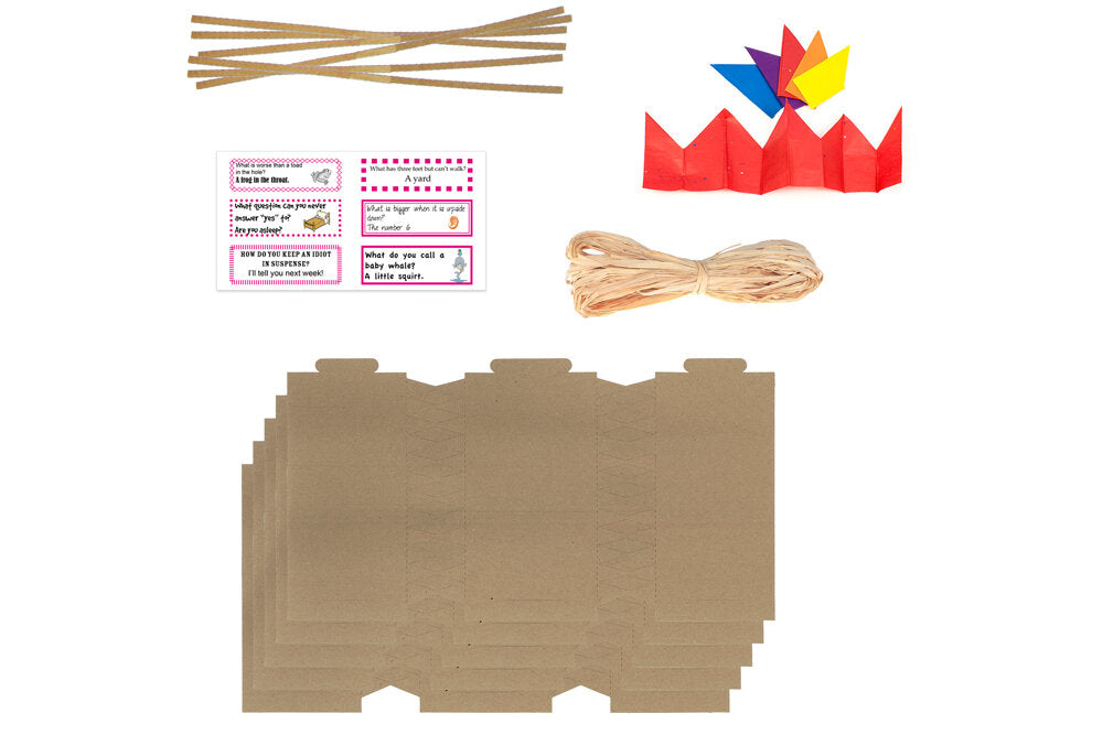 Cracker Kit KRAFT Card makes 6