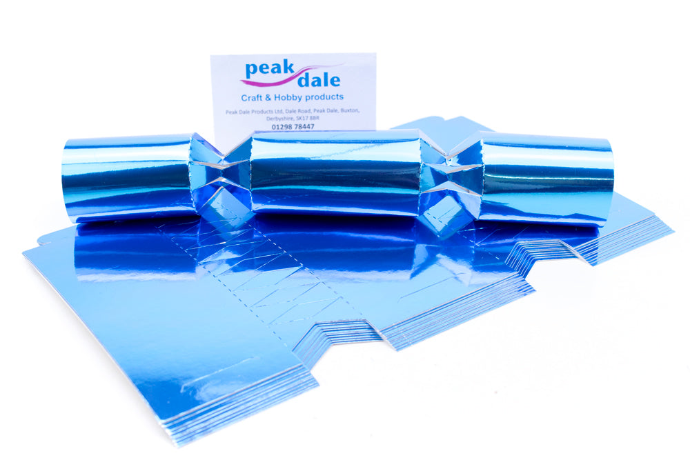 Cracker Board Mini Metallic BLUE Pack of 12