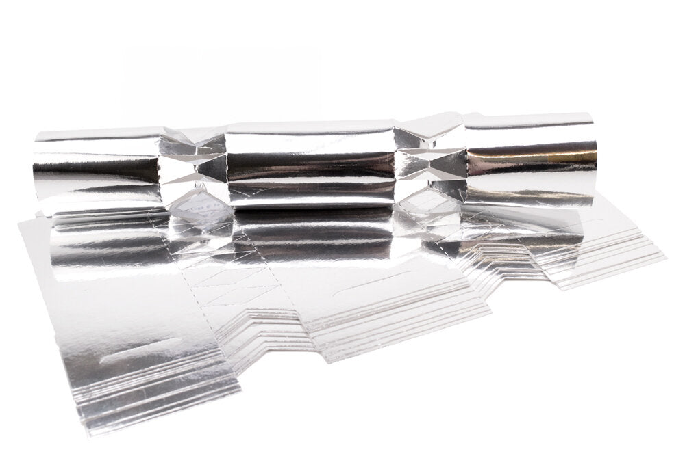 Cracker Board Mini Metallic SILVER Pack of 100