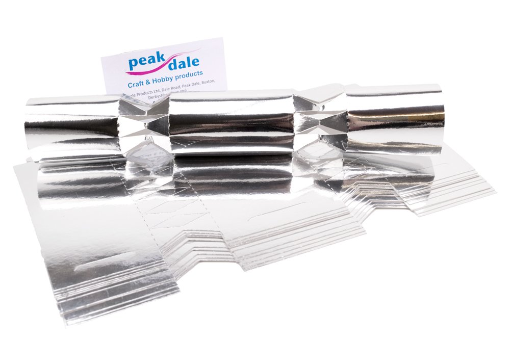 Cracker Board Mini Metallic SILVER Pack of 50