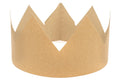 Crown Party Hat Brown Kraft Pack of 12