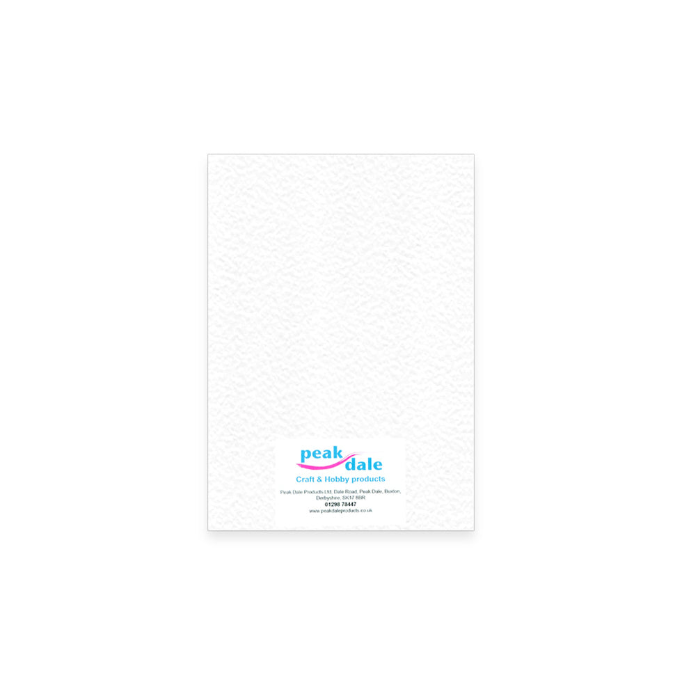 Cardstock A4 Hammered White Pack of 100 (300gsm)