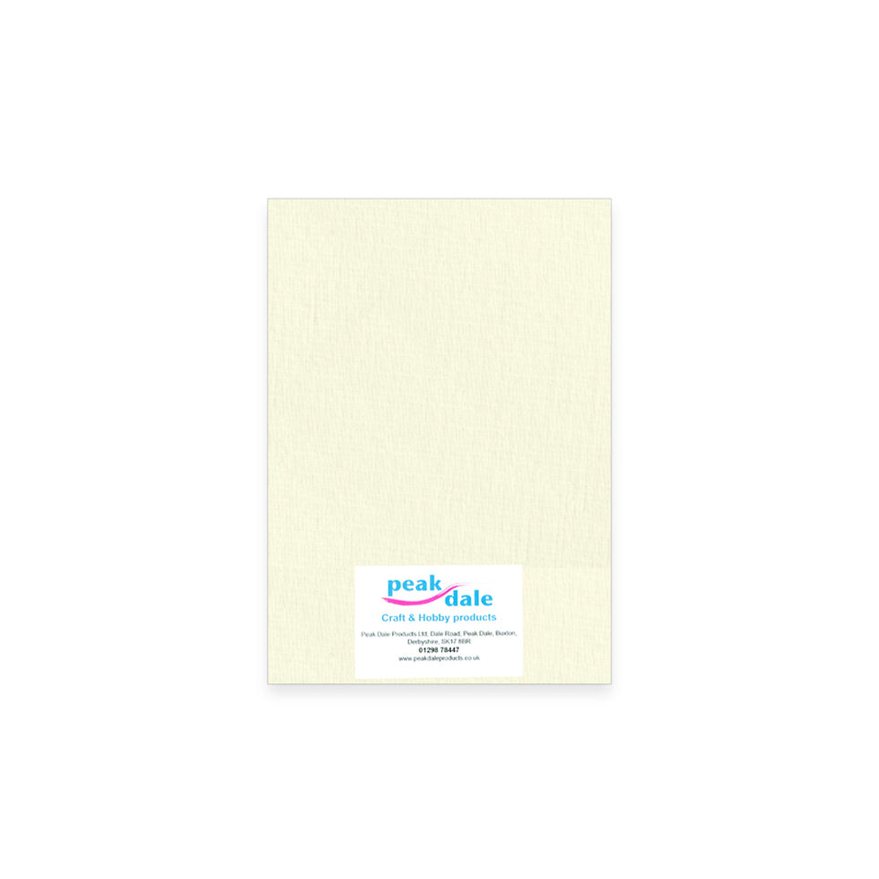 Cardstock A4 Linen Cream Pack of 100 (300gsm)