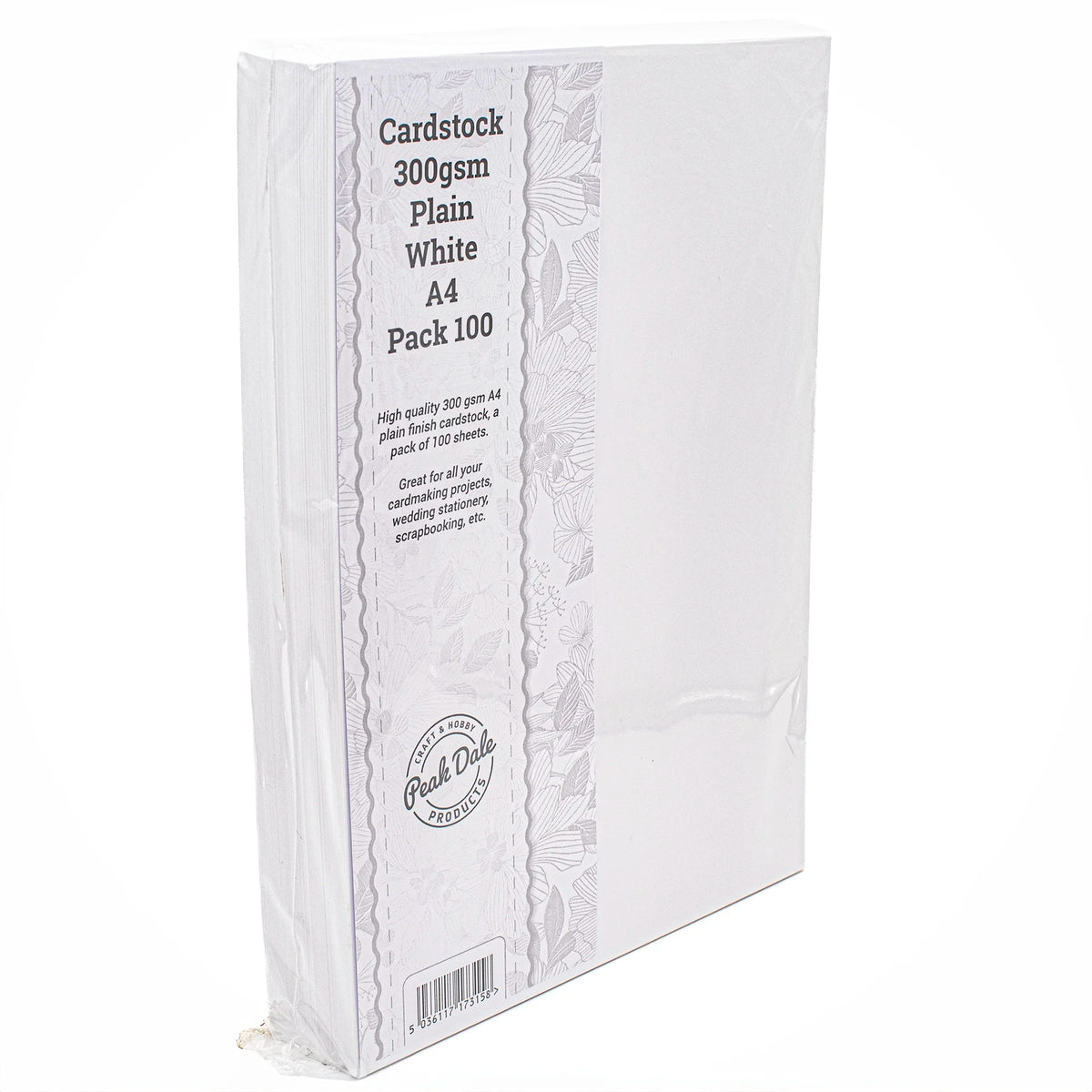 Cardstock A4 White Pack of 100 (300gsm)