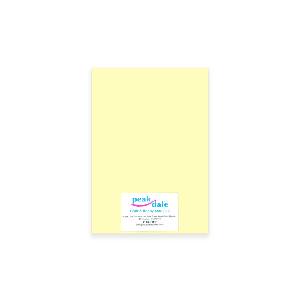 Cardstock A4 Cream Pack of 25 (250gsm)