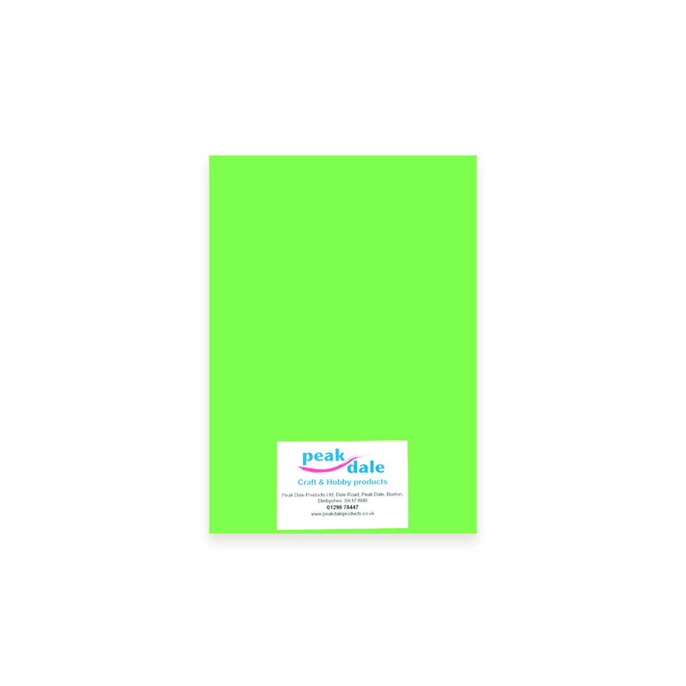 Cardstock A4 Spring Green Pack of 25 (250gsm)