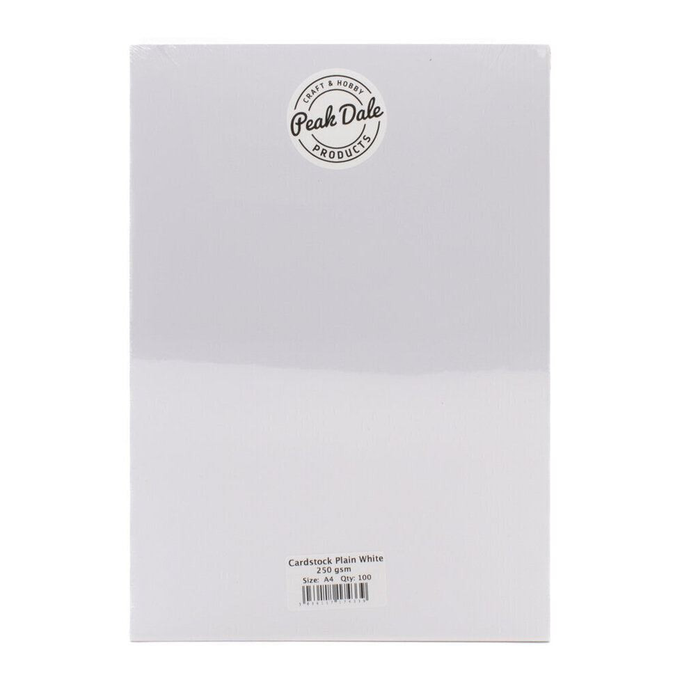 Cardstock A4 White Pack of 100 (250gsm)