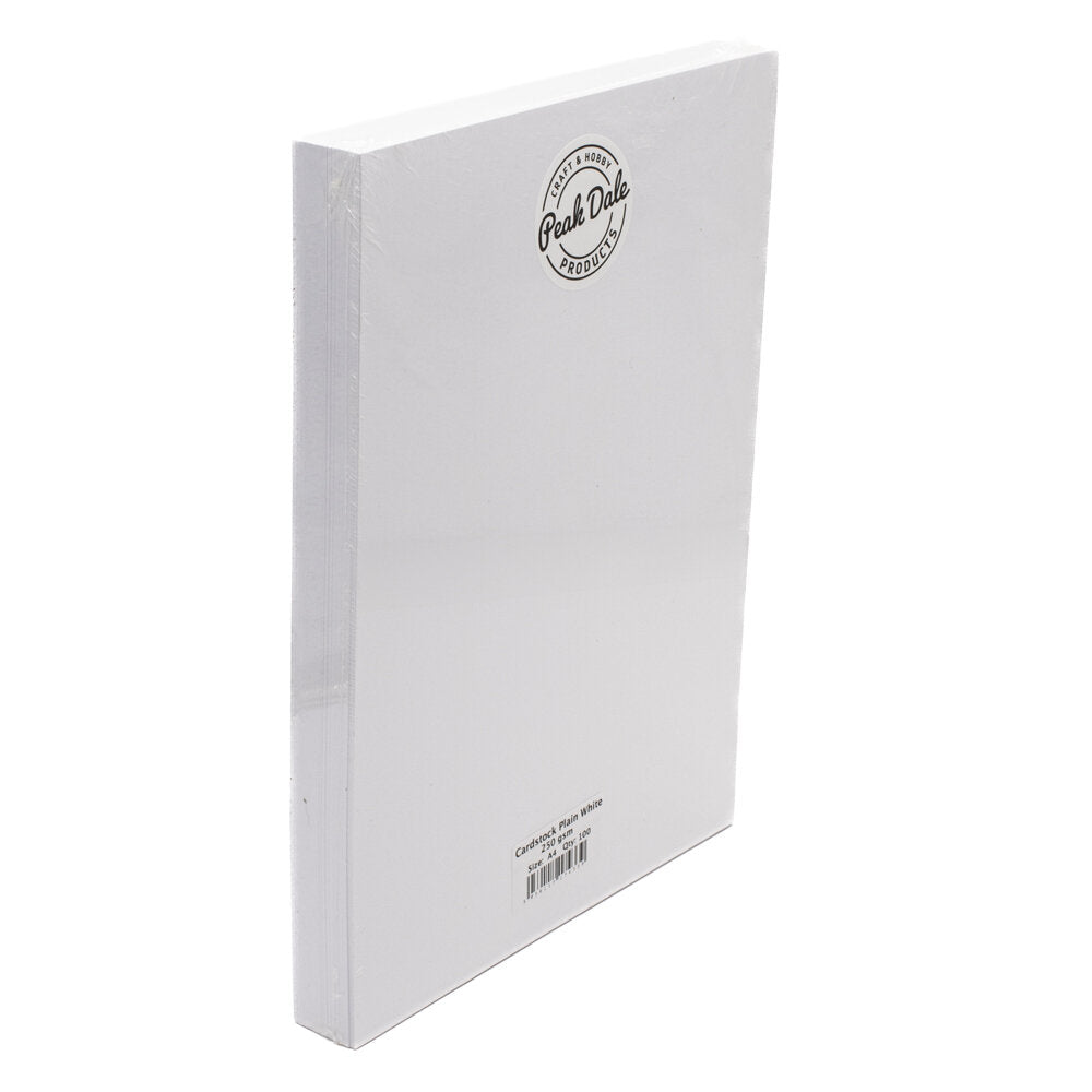 Cardstock A4 White Pack of 100 (250gsm)