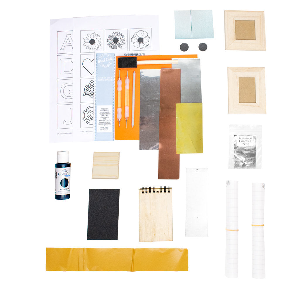 Metal Embossing Kit - Beginners Kit 7 Projects