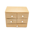 Paper Mache 5 Drawer Chest