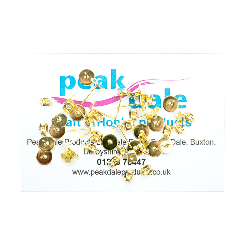 Ear Wires No 22 Gilt Plated 12 pairs