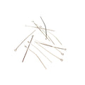 Eye Pins 50mm Silver Plated Pack of 12