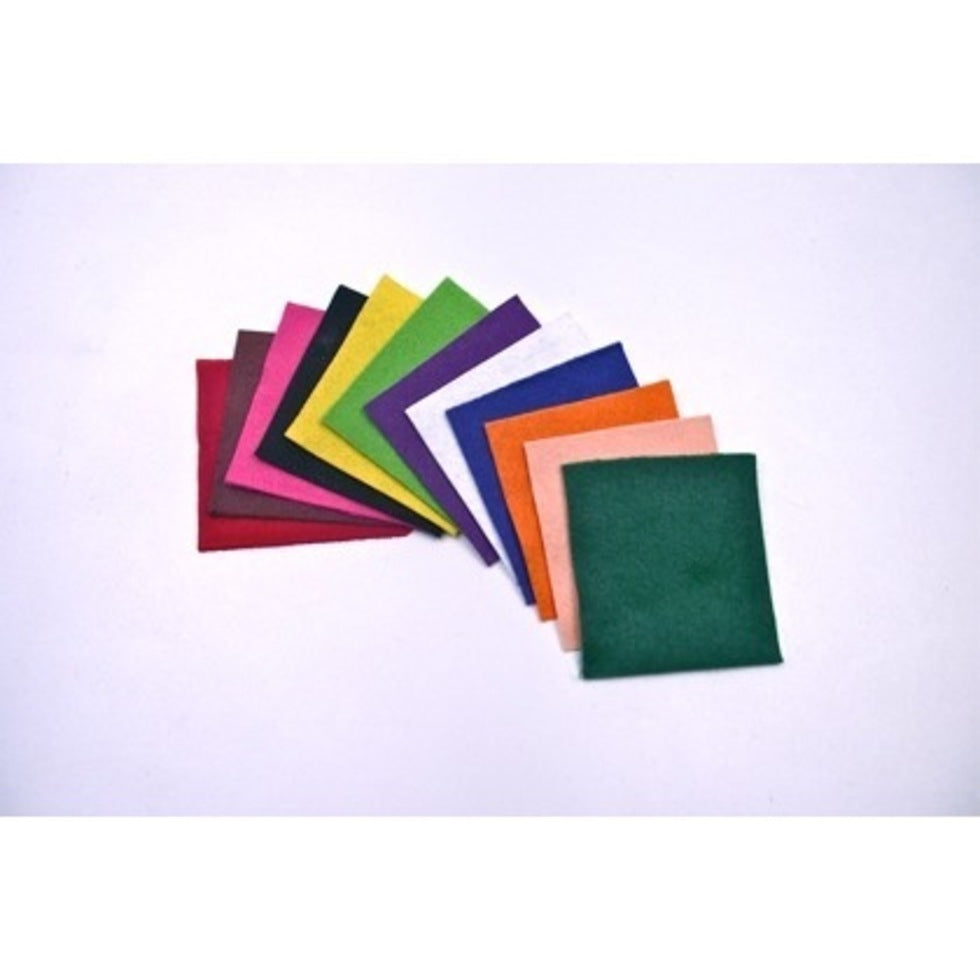 Felt Squares 75mm (3 inch) Pack 12